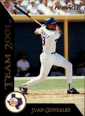 Juan Gonzalez Baseball Cards 1993 Pinnacle Team 2001 Prices