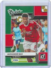 Alexander Bah [Green] #16 Soccer Cards 2022 Panini Donruss The Rookies Prices