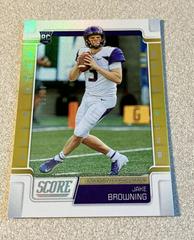 Jake Browning [Gold Zone] #416 Football Cards 2019 Panini Score Prices
