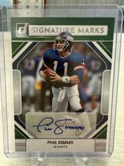 Phil Simms [Green] #SM-PS Football Cards 2022 Panini Donruss Signature Marks Prices