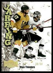 Shea Theodore [Gold] #JR-13 Hockey Cards 2022 Skybox Metal Universe Jarring Prices