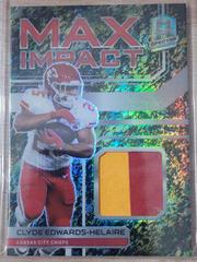 Clyde Edwards Helaire [Neon Splatter] Football Cards 2022 Panini Spectra Max Impact Prices