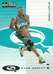 Shareef Abdur-Rahim Basketball Cards 1997 Collector's Choice Starquest Prices