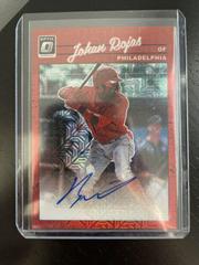 Johan Rojas [Red Mojo] #1990-JR Baseball Cards 2023 Panini Donruss Optic Retro 1990 Signatures Prices