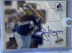 Tony Gwynn #TG Baseball Cards 1999 SP Signature Autographs Prices