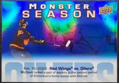 Connor McDavid #MS-55 Hockey Cards 2023 Upper Deck Monster Season Prices