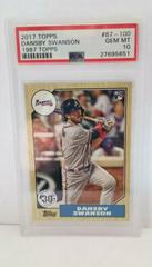 Dansby Swanson #87-100 Baseball Cards 2017 Topps 1987 Prices