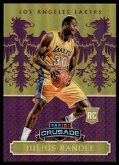 Julius Randle [Purple] #172 Basketball Cards 2014 Panini Excalibur Crusade Prices