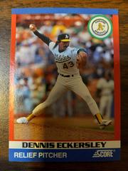Dennis Eckersley #73 Baseball Cards 1991 Score Superstars Prices
