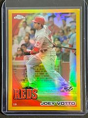 Joey Votto [Gold Refractor] Baseball Cards 2010 Topps Chrome Prices