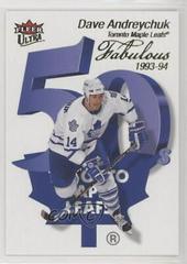 Dave Andreychuk Hockey Cards 2021 Ultra Fabulous 50's Prices