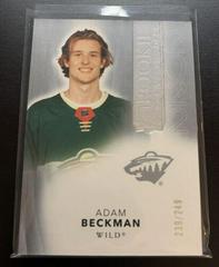 Adam Beckman #2022-AB Hockey Cards 2021 Upper Deck The Cup Rookie Class of 2022 Prices