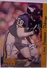 Chris Doleman Football Cards 1993 Pro Line Live Autographs Prices