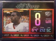 A.J. Green [Reflectors Gold] Football Cards 2011 Press Pass Prices