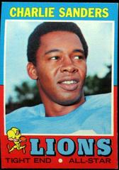 Charlie Sanders #210 Football Cards 1971 Topps Prices