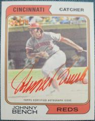 Johnny Bench [Special Edition Red Ink] Baseball Cards 2023 Topps Heritage Real One Autographs Prices