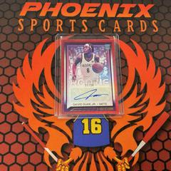 David Duke Jr. [Red] Basketball Cards 2021 Panini Recon Rookie Signatures Prices