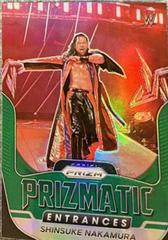Shinsuke Nakamura [Green Prizm] Wrestling Cards 2022 Panini Prizm WWE Prizmatic Entrances Prices