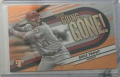 Mike Trout [Orange] Baseball Cards 2023 Topps Pristine Going Gone Prices