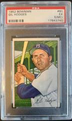Gil Hodges #80 Baseball Cards 1952 Bowman Prices