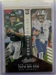 Zach Wilson Football Cards 2021 Panini Absolute Introductions Prices