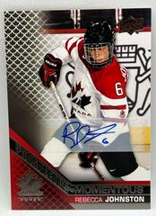 Rebecca Johnston [Autograph] #PM-47 Hockey Cards 2022 Upper Deck Team Canada Juniors Prospectus Momentous Prices