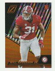 Will Anderson Jr. [Orange] #10 Football Cards 2023 Panini Chronicles Draft Picks Zenith Prices
