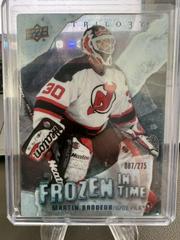 Martin Brodeur #FT-MB Hockey Cards 2022 Upper Deck Trilogy Frozen in Time Prices