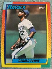 Gerald Perry #92T Baseball Cards 1990 Topps Traded Prices