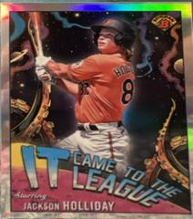 Jackson Holliday Baseball Cards 2023 Bowman Chrome It Came to the League Prices