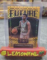 Cameron Thomas [Gold Prizm] Basketball Cards 2021 Panini Select Future Prices