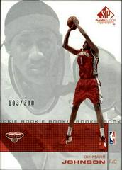 Dermarr Johnson #67 Basketball Cards 2000 SP Game Floor Prices