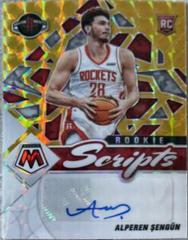 Alperen Sengun [Gold] Basketball Cards 2021 Panini Mosaic Rookie Scripts Autographs Prices