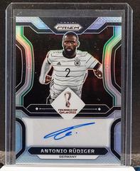 Antonio Rudiger [Silver] Soccer Cards 2022 Panini Prizm World Cup Signatures Prices
