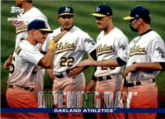 Oakland Athletics Baseball Cards 2022 Topps Opening Day Opening Day Prices