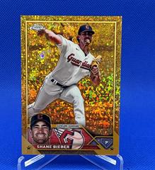 Shane Bieber [Mini Diamond Gold] #108 Baseball Cards 2023 Topps Gilded Collection Prices