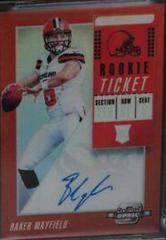 Baker Mayfield [Autograph Red] #101 Football Cards 2018 Panini Contenders Optic Prices