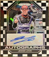 Jesse Love [Checkered Flag] #45 Racing Cards 2023 Panini Prizm NASCAR Autograph Prices