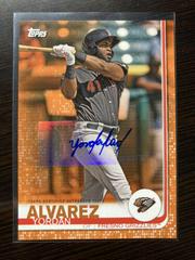 Yordan Alvarez [Autograph Orange] #61 Baseball Cards 2019 Topps Pro Debut Prices