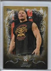 Brock Lesnar [Gold] Wrestling Cards 2016 Topps WWE Undisputed Prices