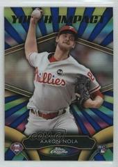 Aaron Nola Baseball Cards 2016 Topps Chrome Youth Impact Prices
