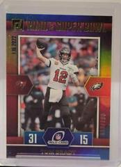 Tom Brady [Holo] #WC-TB Football Cards 2022 Panini Donruss Road to the Super Bowl Wild Card Prices
