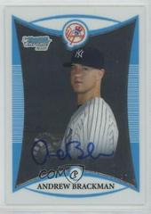 Andrew Brackman [Autograph] #BCP271 Baseball Cards 2008 Bowman Chrome Prospects Prices