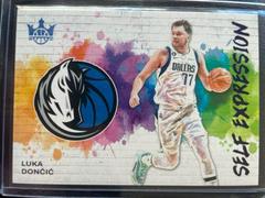 Luka Doncic [Violet] #12 Basketball Cards 2023 Panini Court Kings Self Expression Prices
