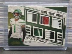 Ahmad Sauce Gardner #TOTT-ASG Football Cards 2023 Panini Absolute Tools of the Trade Prices
