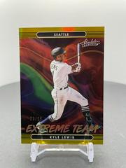 Kyle Lewis [Spectrum Gold] Baseball Cards 2022 Panini Absolute Extreme Team Prices