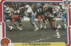 Cleveland Browns [End Around] #11 Football Cards 1980 Fleer Team Action Prices