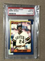 Barry Bonds Baseball Cards 1990 Topps Tiffany Prices