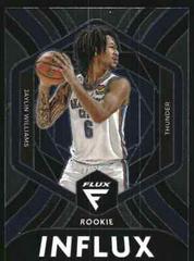 Jaylin Williams #24 Basketball Cards 2022 Panini Flux Rookie Influx Prices