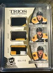Brad Marchand, Patrice Bergeron, David Pastrnak [Gold Patch] #C3-BMP Hockey Cards 2020 Upper Deck The Cup Trios Jersey Prices